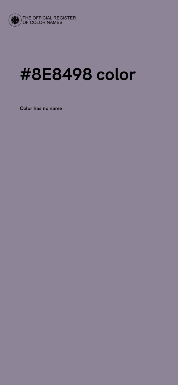 #8E8498 color image