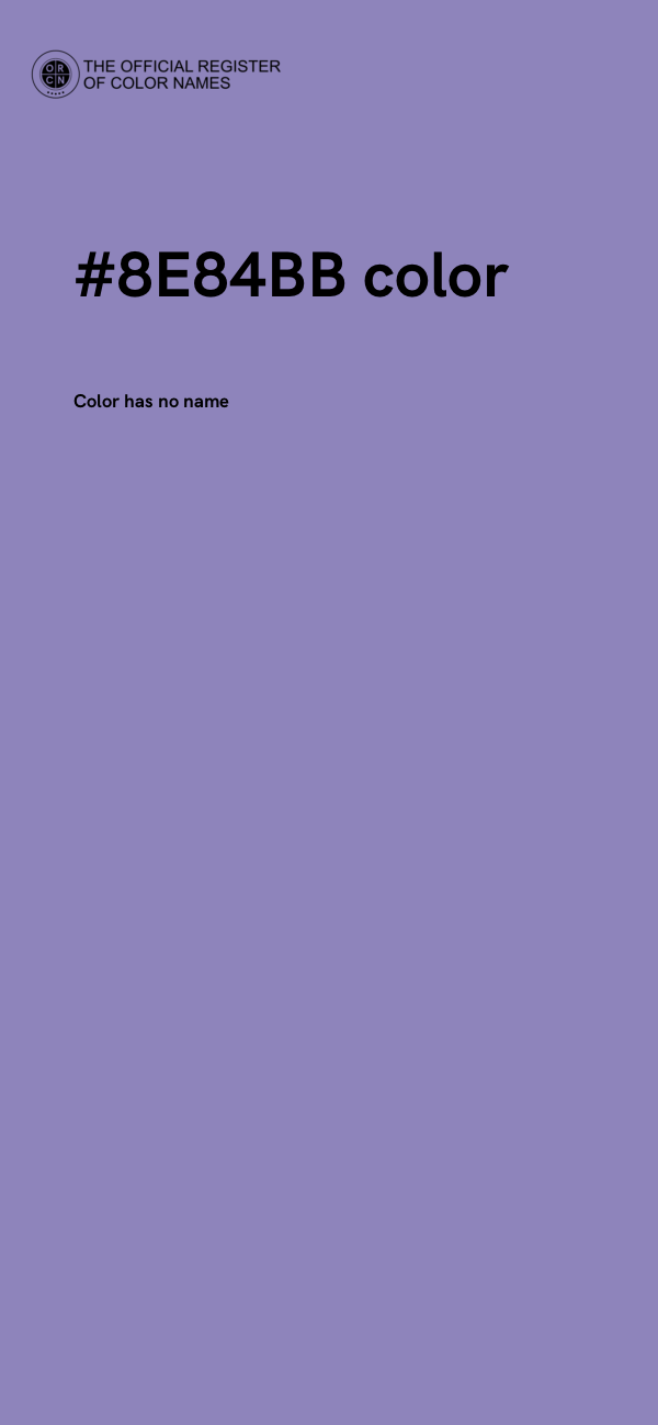 #8E84BB color image
