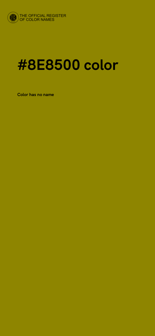 #8E8500 color image