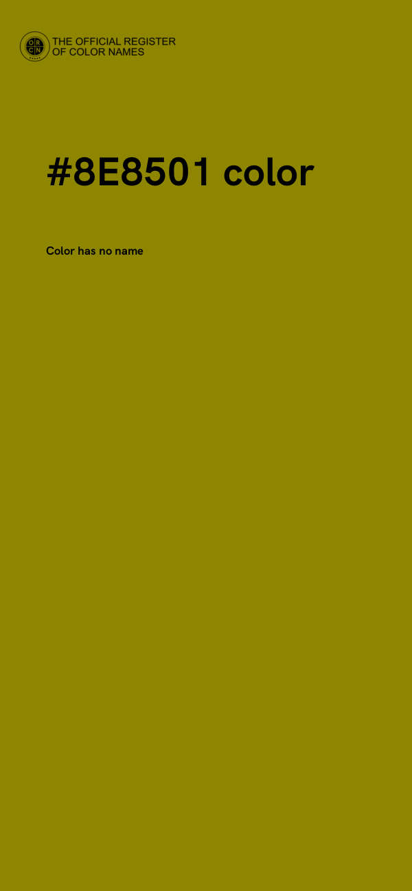 #8E8501 color image