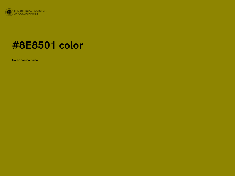 #8E8501 color image
