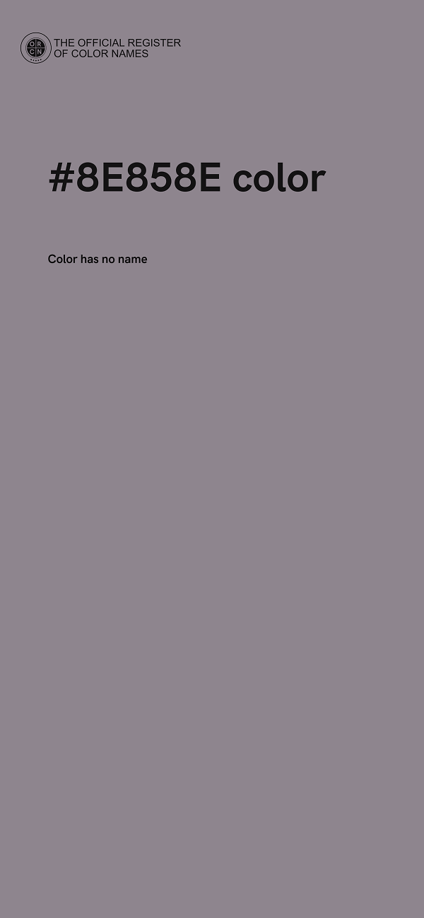 #8E858E color image