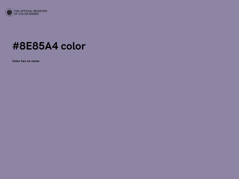 #8E85A4 color image