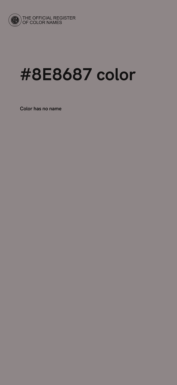 #8E8687 color image