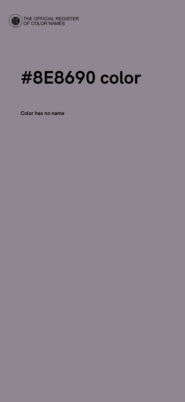 #8E8690 color image