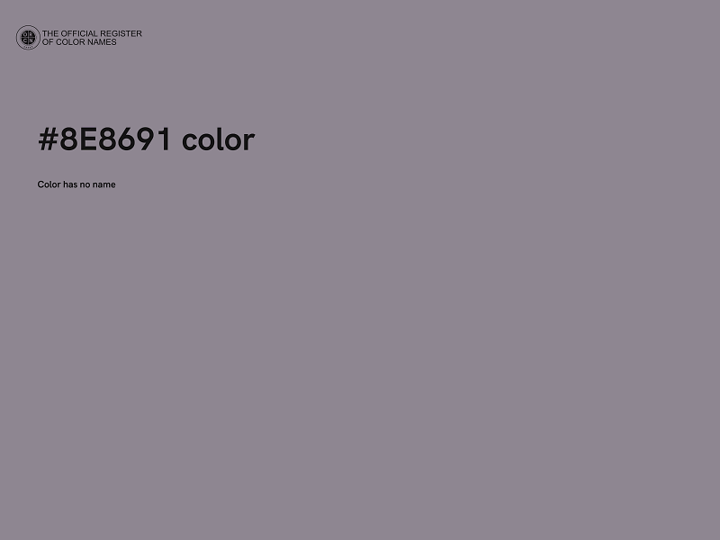 #8E8691 color image