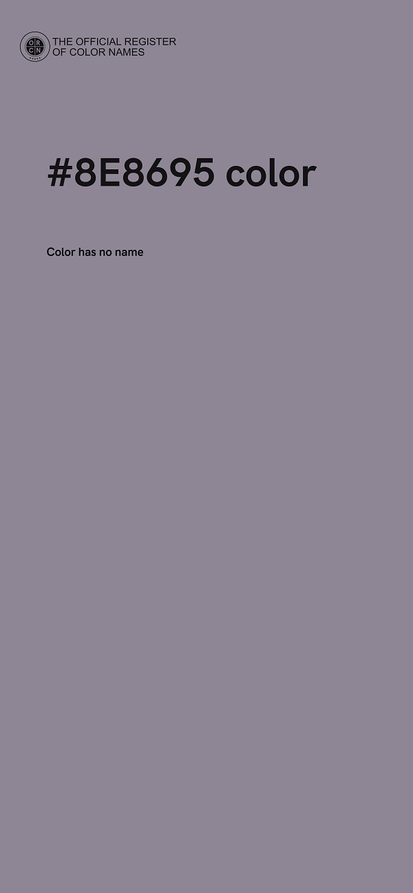 #8E8695 color image