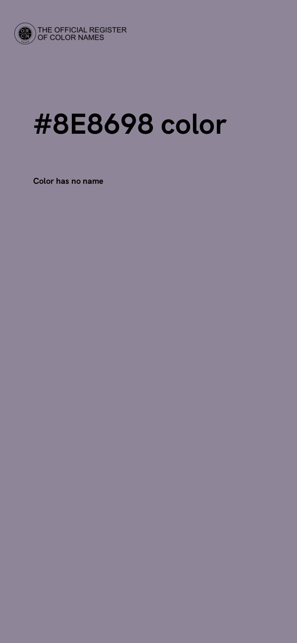 #8E8698 color image