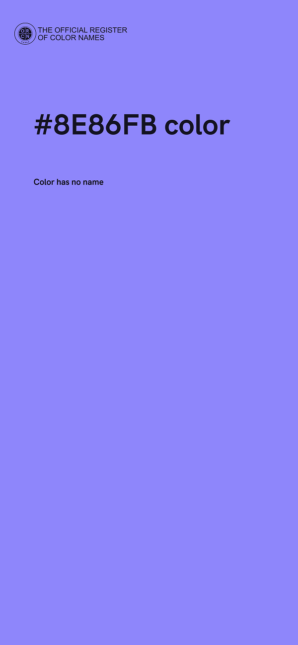 #8E86FB color image