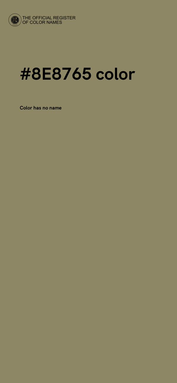 #8E8765 color image