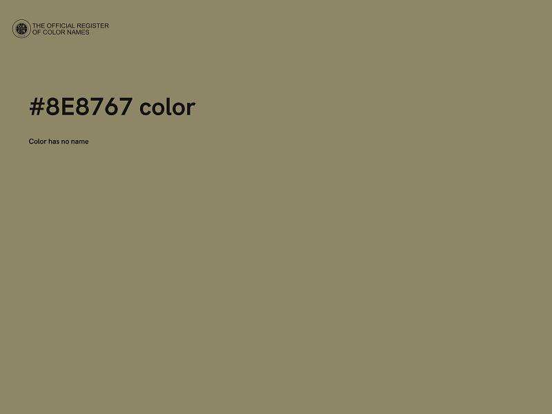 #8E8767 color image