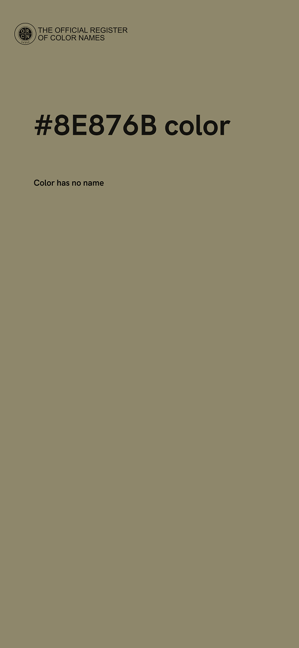 #8E876B color image