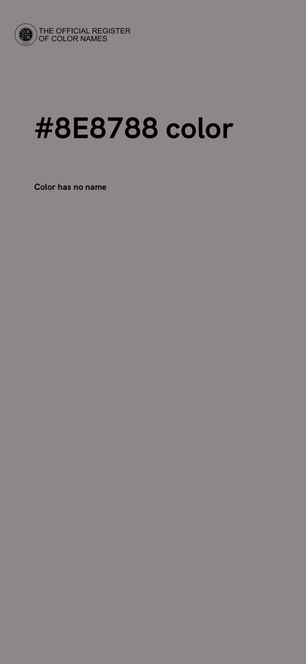 #8E8788 color image