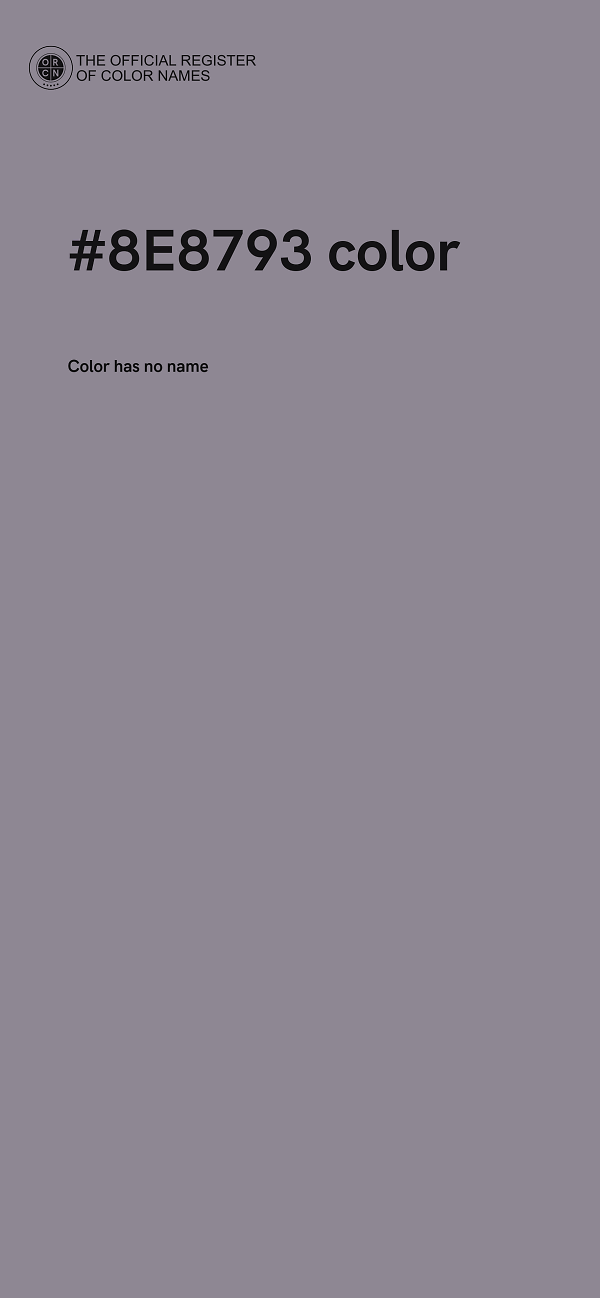 #8E8793 color image