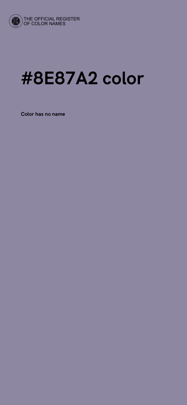 #8E87A2 color image