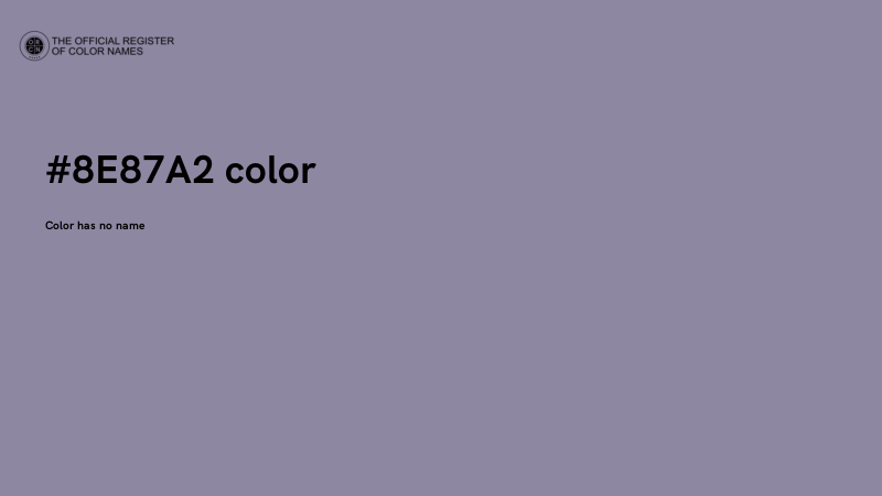#8E87A2 color image