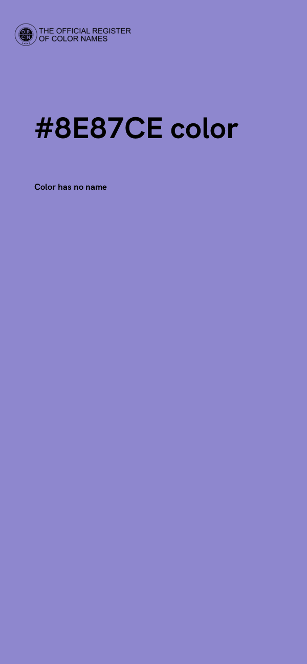 #8E87CE color image