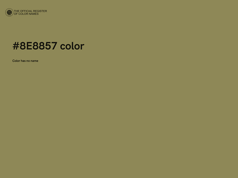 #8E8857 color image