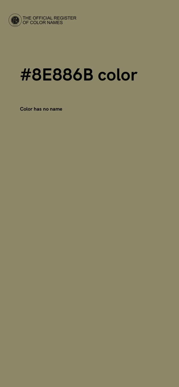#8E886B color image