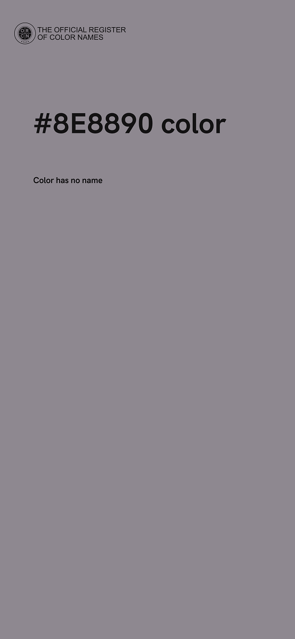 #8E8890 color image
