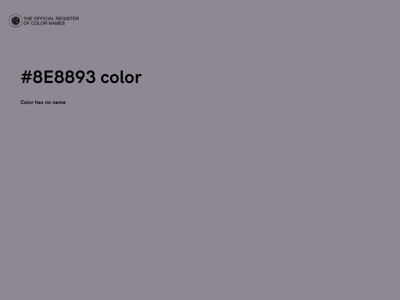 #8E8893 color image