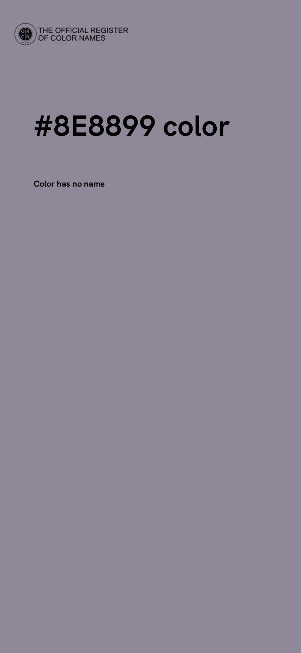 #8E8899 color image