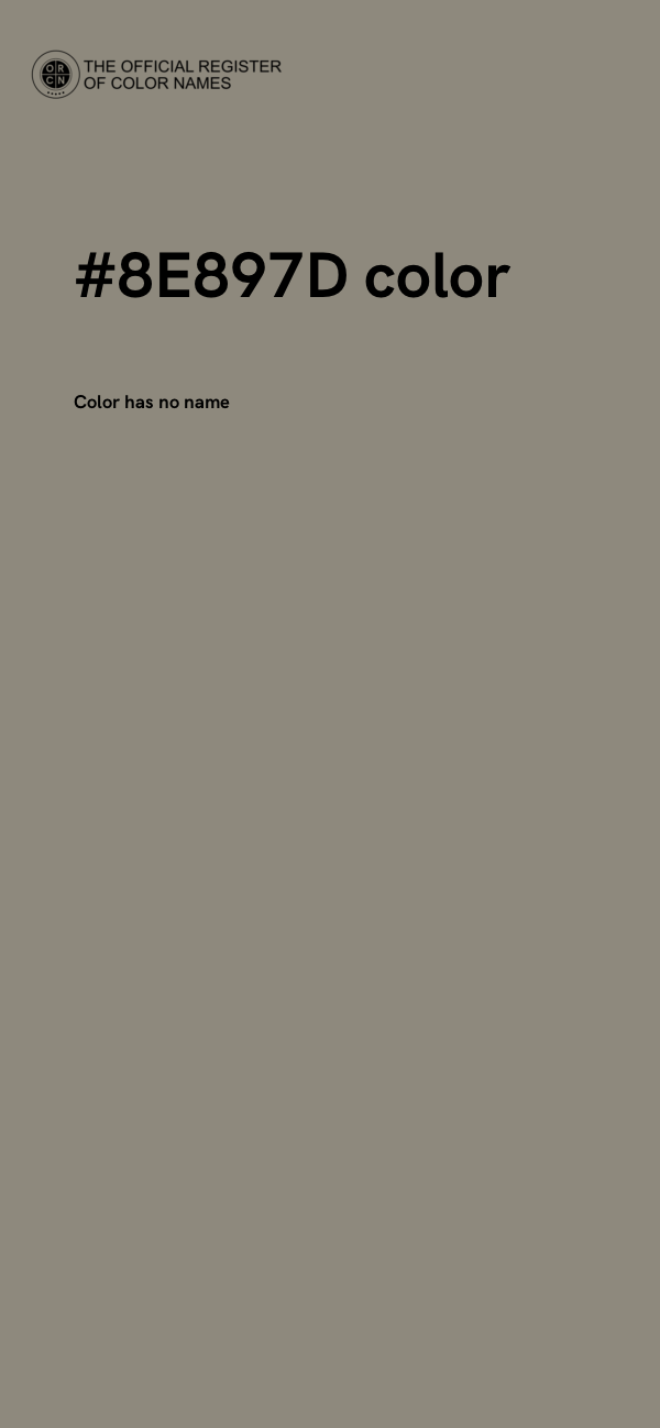 #8E897D color image