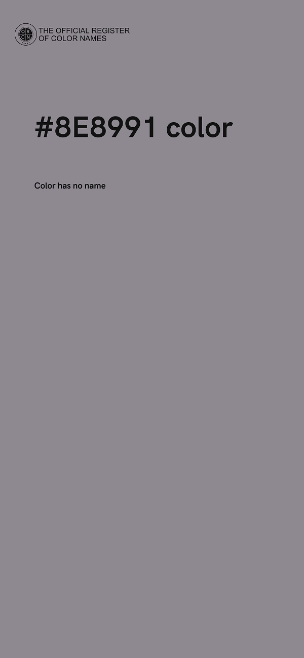 #8E8991 color image