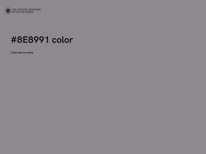 #8E8991 color image