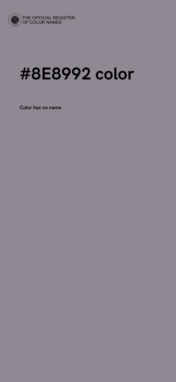 #8E8992 color image