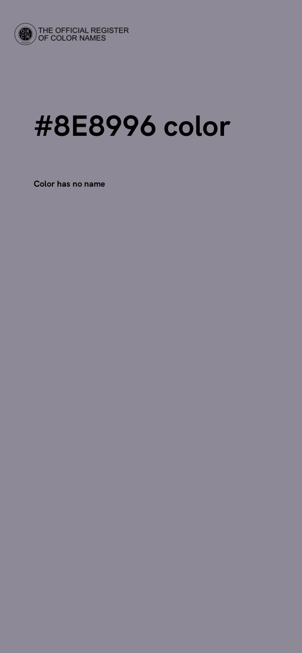#8E8996 color image