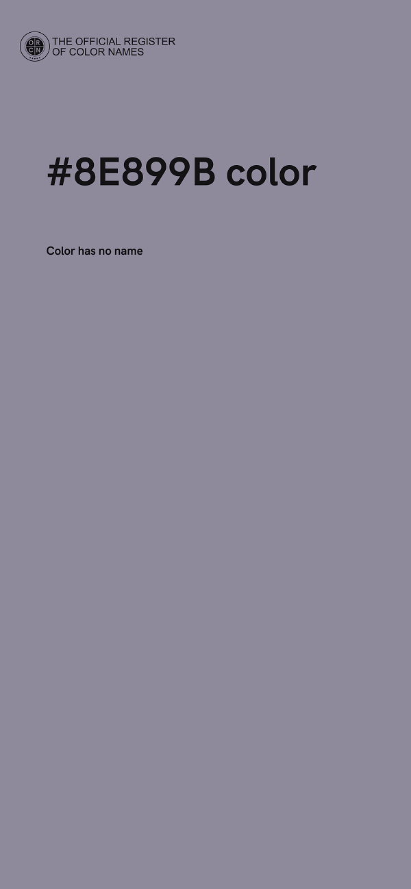#8E899B color image