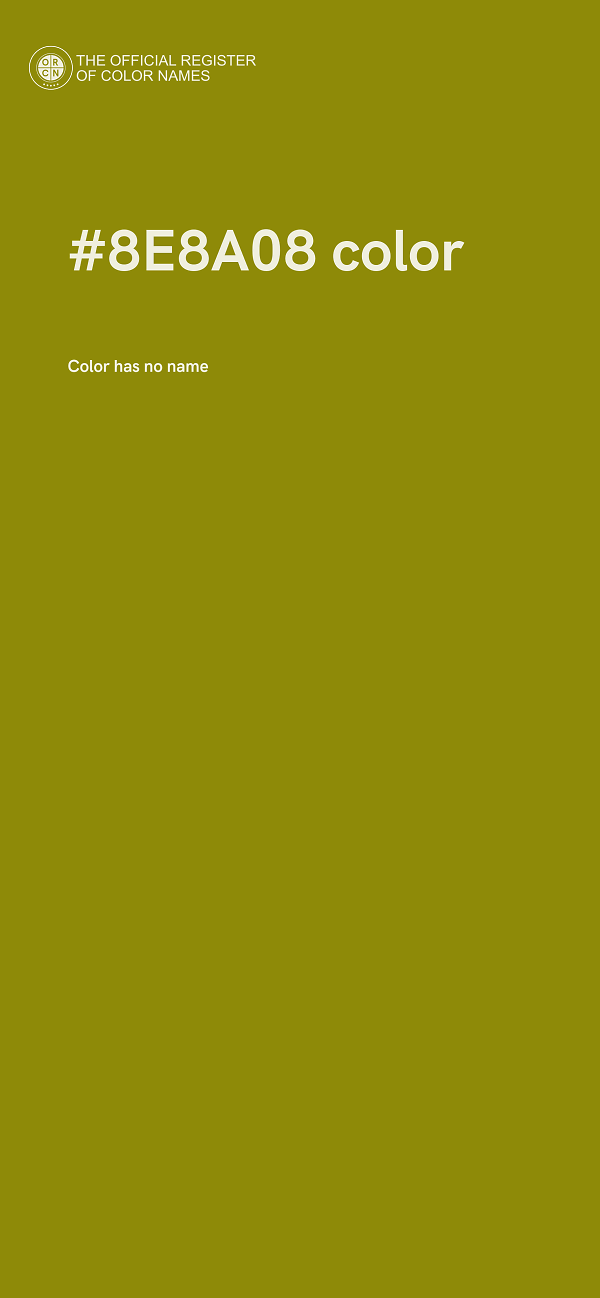 #8E8A08 color image