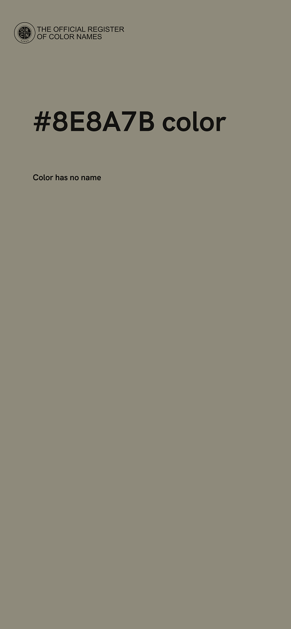 #8E8A7B color image
