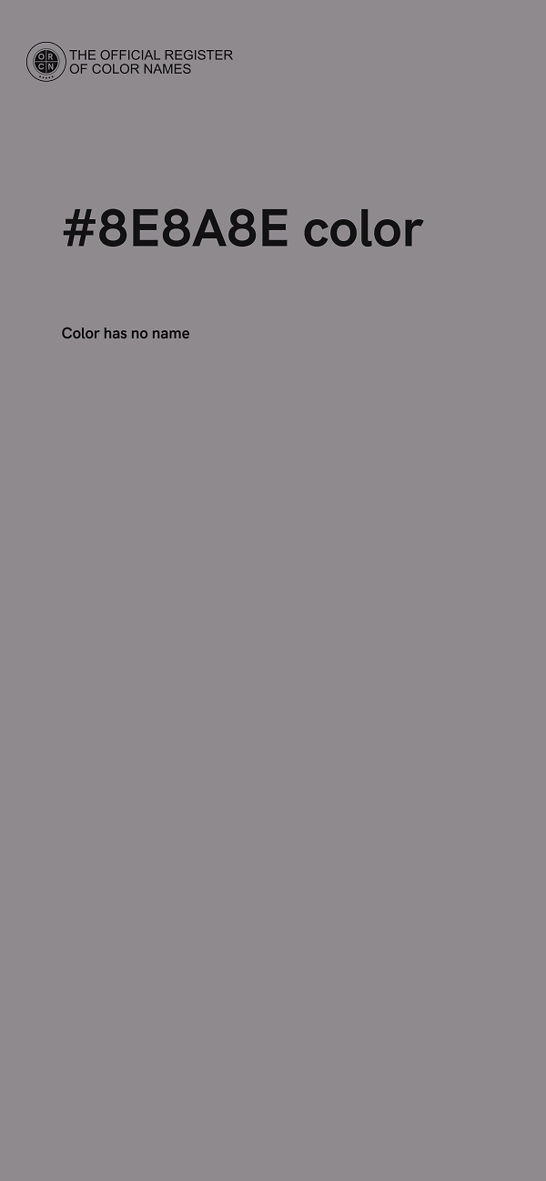 #8E8A8E color image