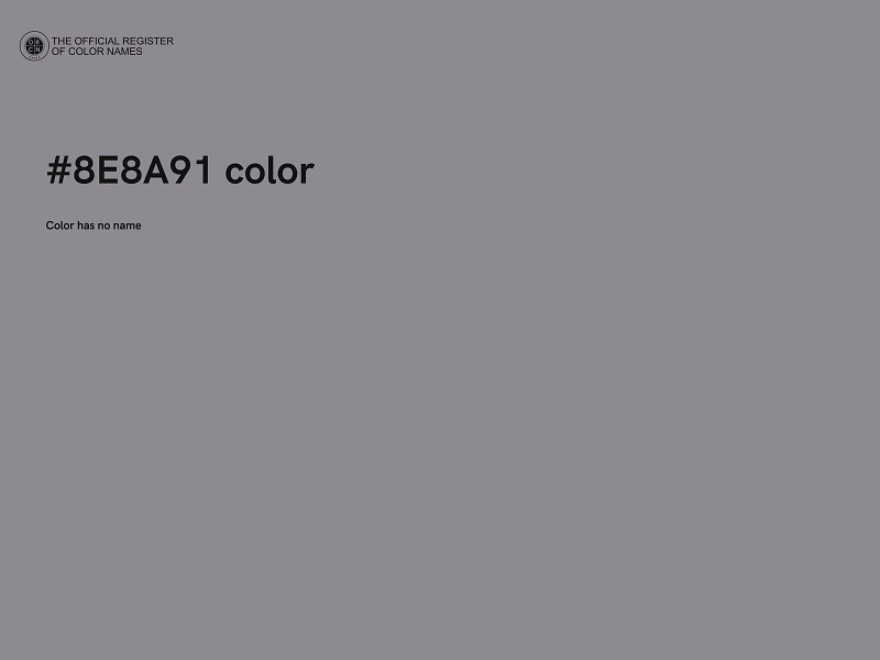 #8E8A91 color image