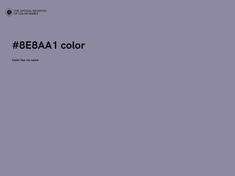 #8E8AA1 color image