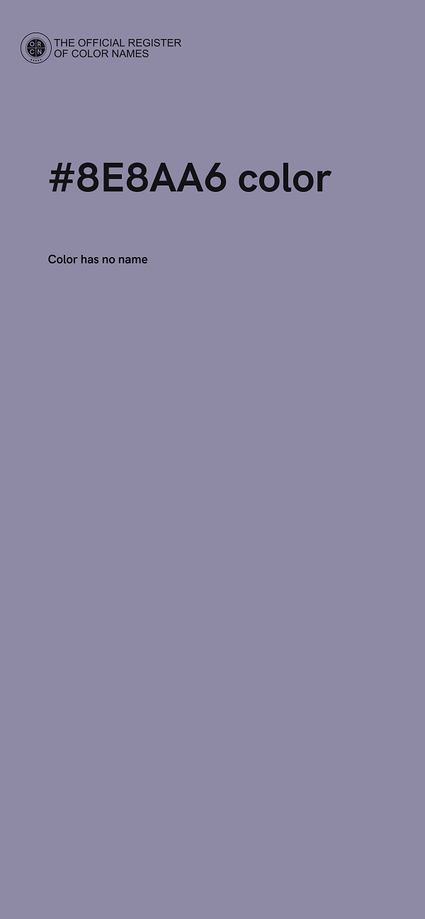 #8E8AA6 color image