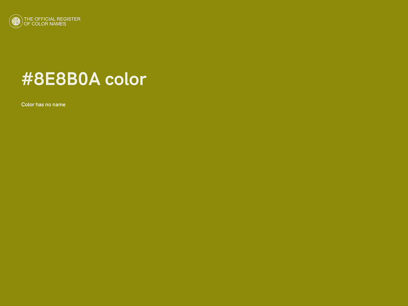 #8E8B0A color image