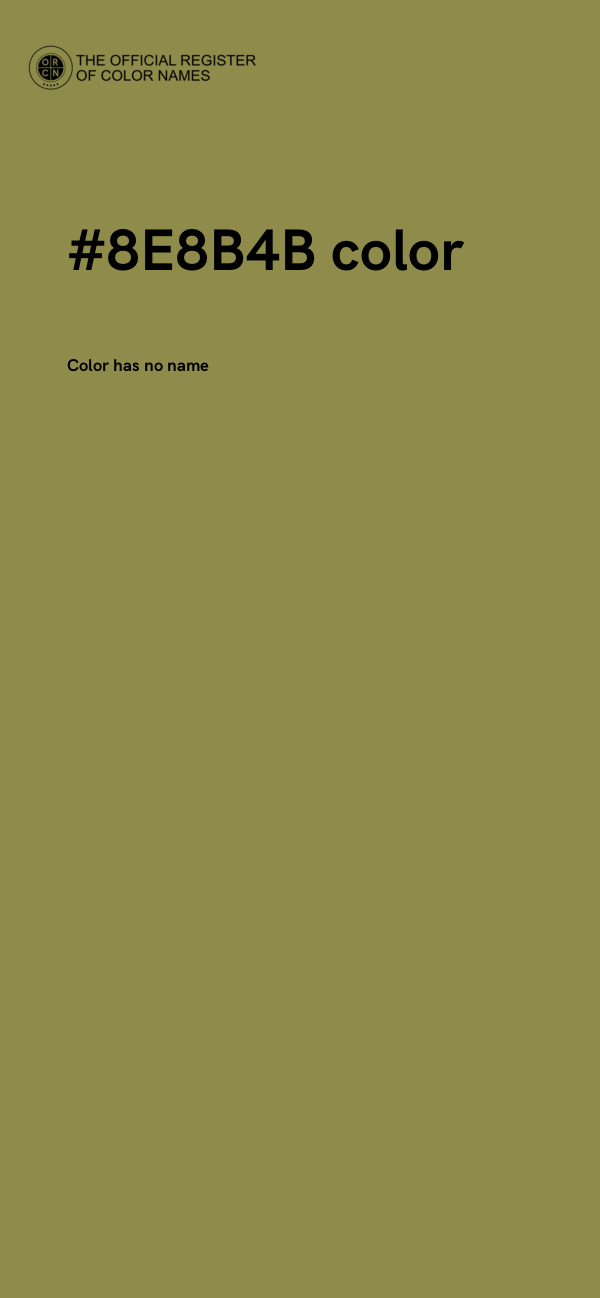 #8E8B4B color image