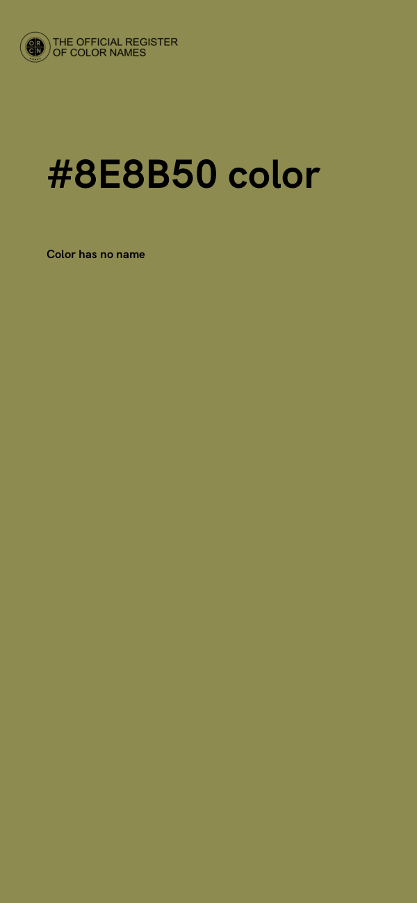 #8E8B50 color image