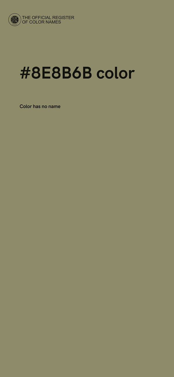 #8E8B6B color image