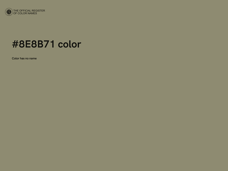 #8E8B71 color image