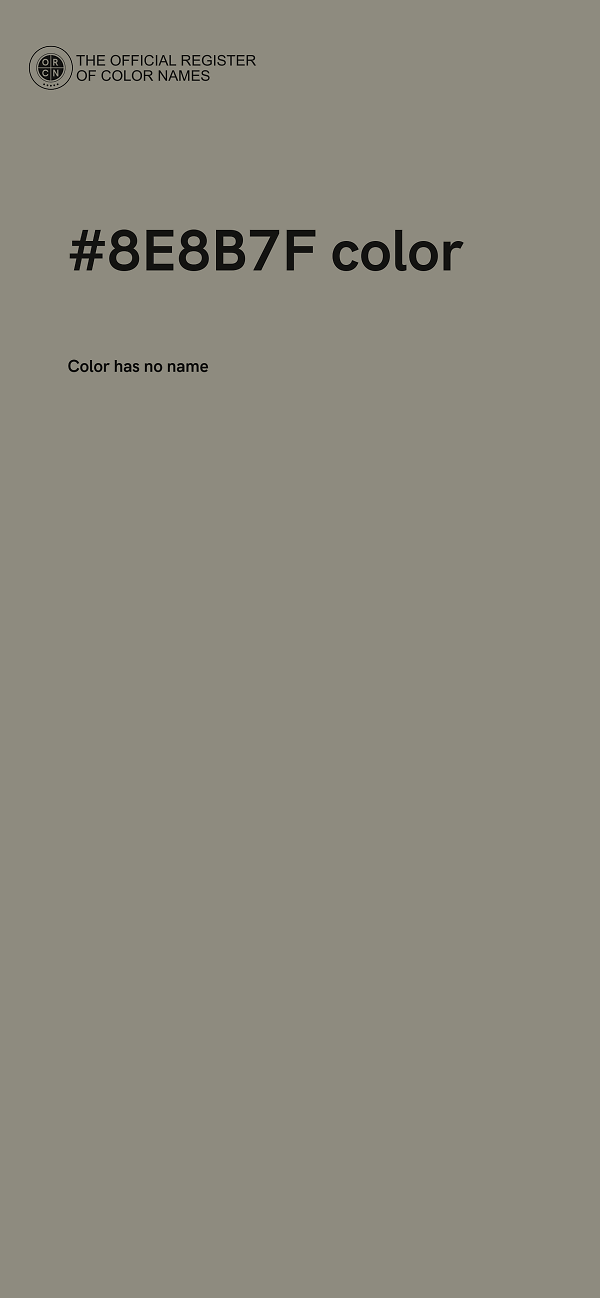 #8E8B7F color image
