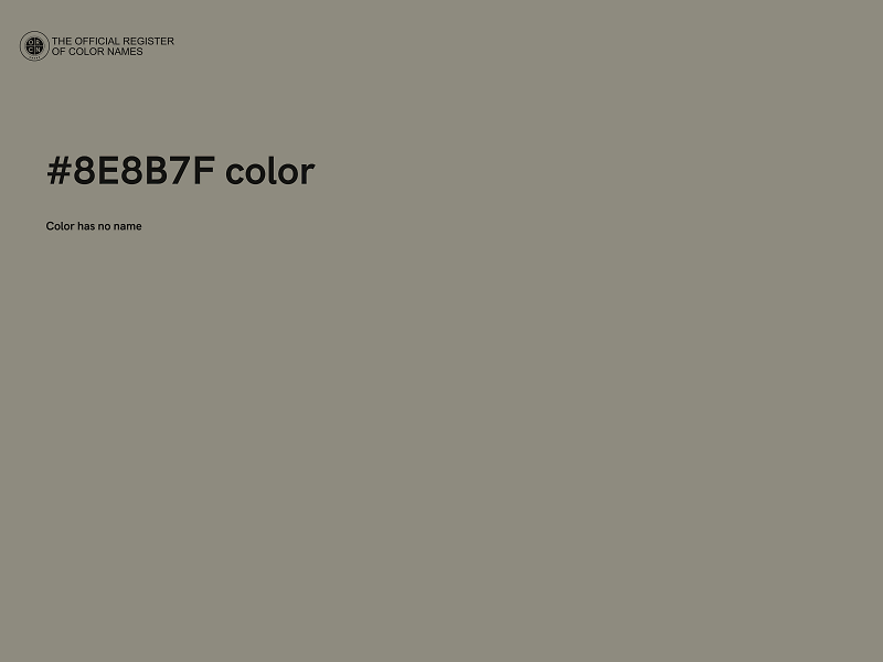 #8E8B7F color image