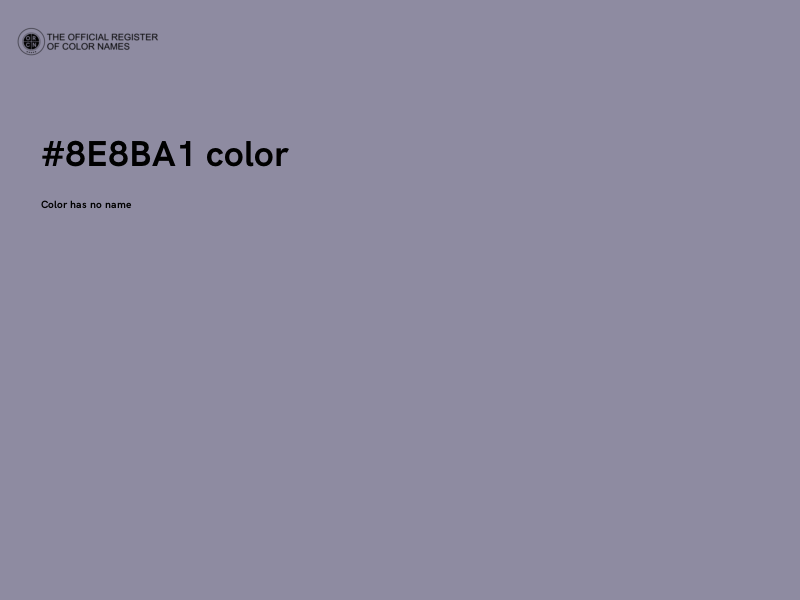 #8E8BA1 color image
