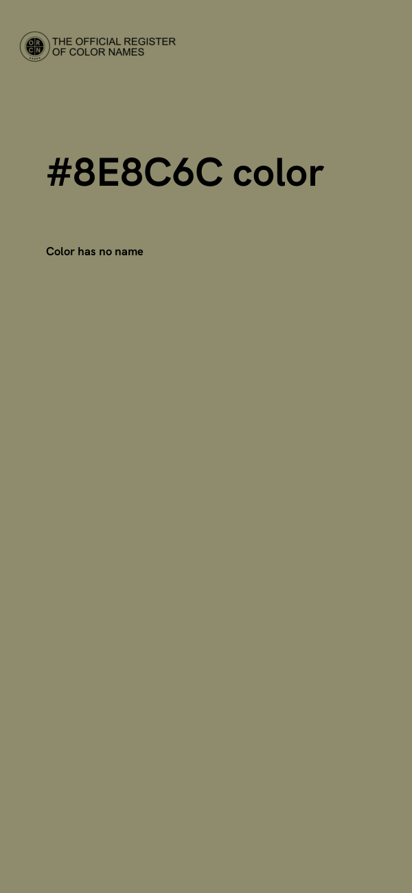 #8E8C6C color image