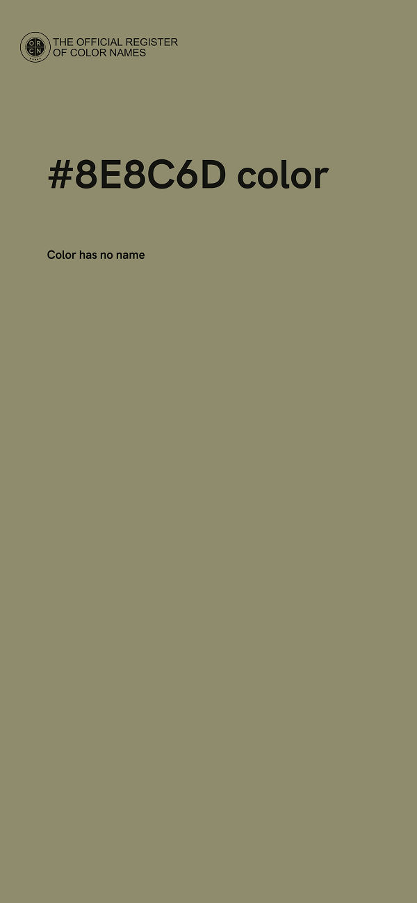 #8E8C6D color image