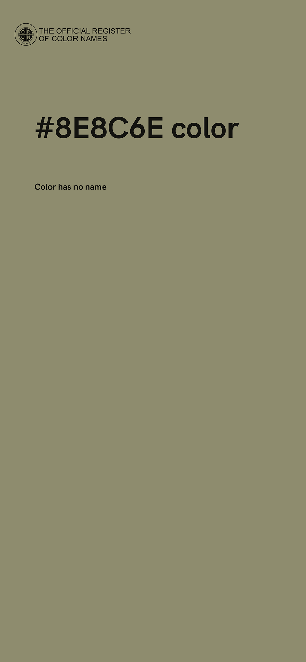 #8E8C6E color image