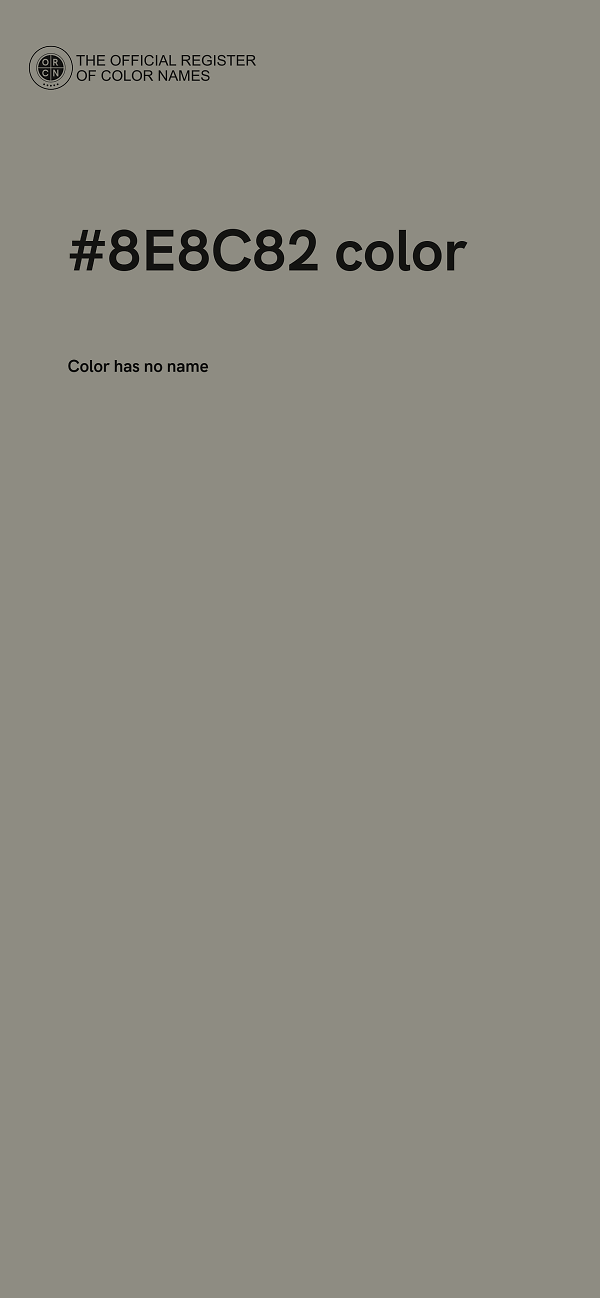 #8E8C82 color image